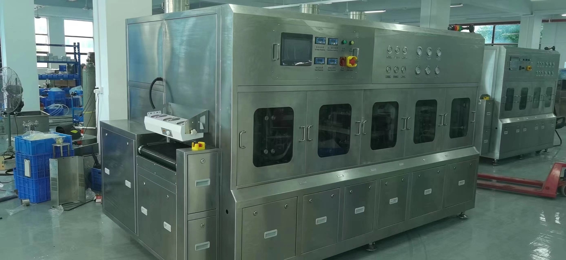 600 mm genişliğinde konveyör ve CE onaylı hat akı temizleme ekipmanında SEMI Sip önceden paketleme