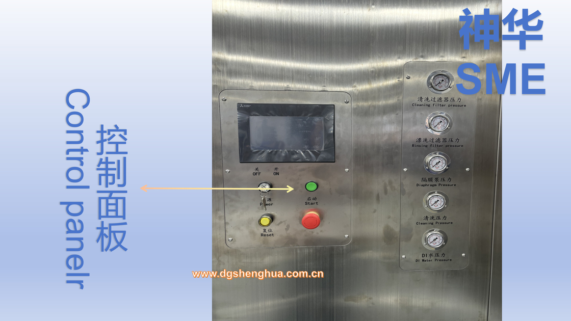 SMT lehim pastası PCB baskı için büyük boy paslanmaz çelik solvent sprey yanlış baskılı PCB temizleme makinesi