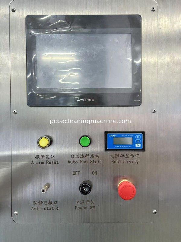 3 püskürtme manifoldlu PCBA toplu tip sprey yıkama delux makinesi 2 kat PCBA sepet 1 yıkama kabini