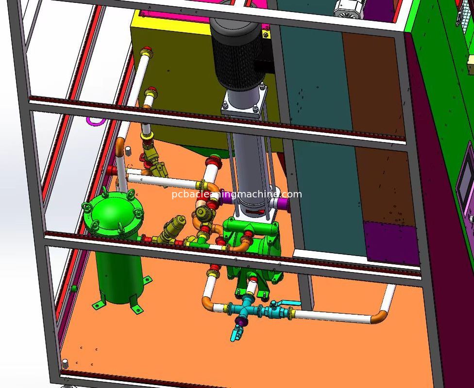 40L * 2 Çift Şablon Temizleme Makinesi 480kg Ağırlık 2 Şablon Temizleyici, Lehim Pastası ve Aynı Anda Kırmızı Tutkal için