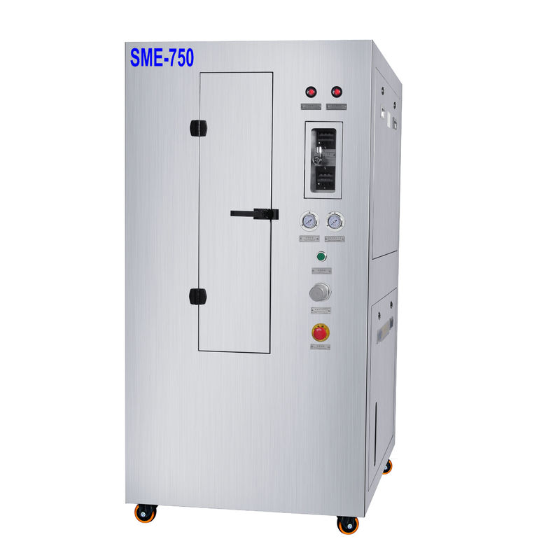 SME-750 Pnömatik Şablon Temizleyici 736*736mm Lehim Pastası ve Kırmızı Tutkal Şablonu Otomatik Temizleme Makinesi