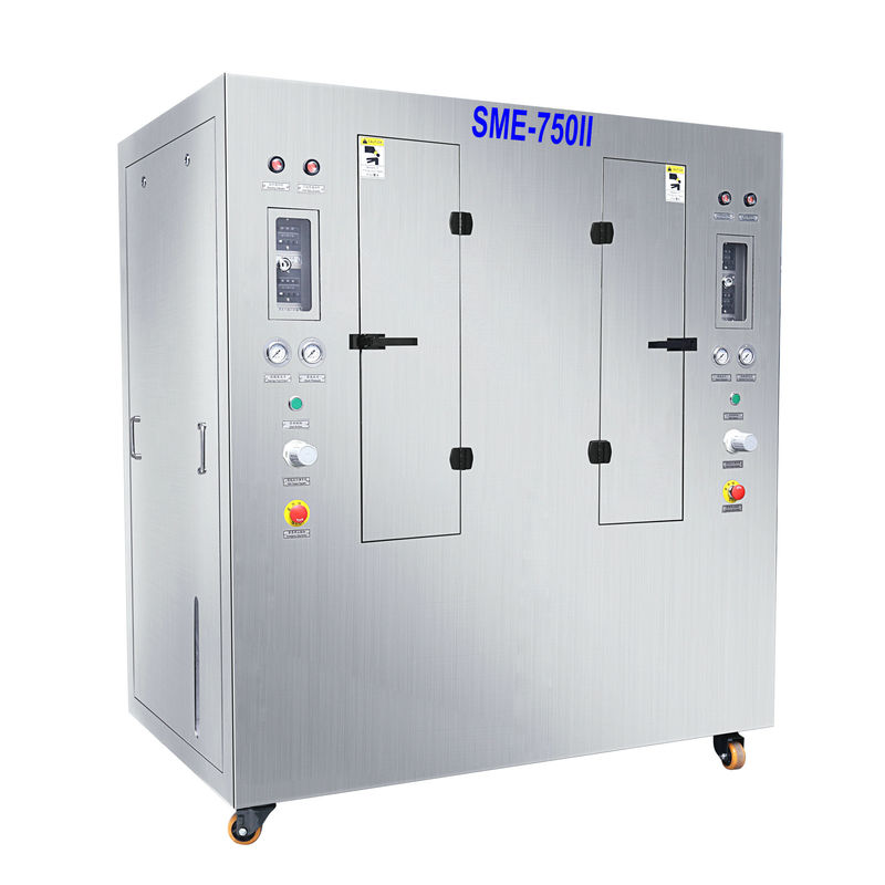 SME-750 Pnömatik Şablon Temizleyici 736*736mm Lehim Pastası ve Kırmızı Tutkal Şablonu Otomatik Temizleme Makinesi