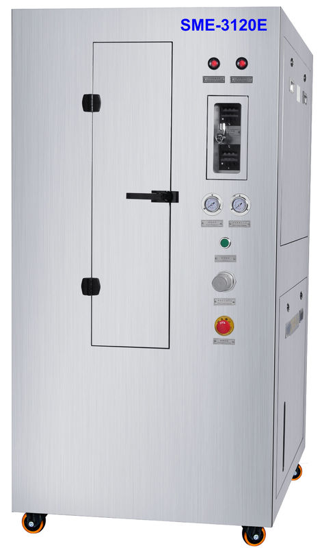 Lehim pastası ve kırmızı tutkal için SME-3120E standart dışı sus304 paslanmaz çelik pnömatik şablon temizleme sistemi