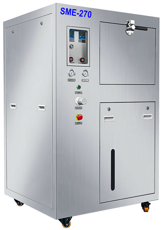 SMT lehim pastası PCB baskı için büyük boy paslanmaz çelik solvent sprey yanlış baskılı PCB temizleme makinesi