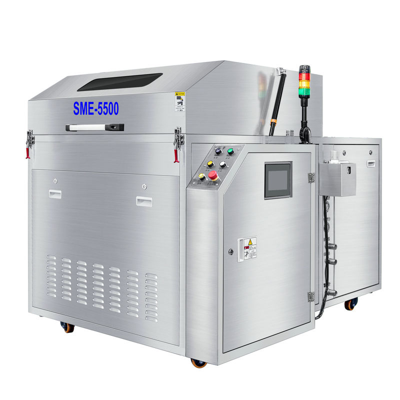 SME-5500 Büyük Boy N2 Reflow Fırın Soğutucu Akı Temizleme Makinesi 100L Sıvı Tankı Smt Tamura Heller JT Makinesi