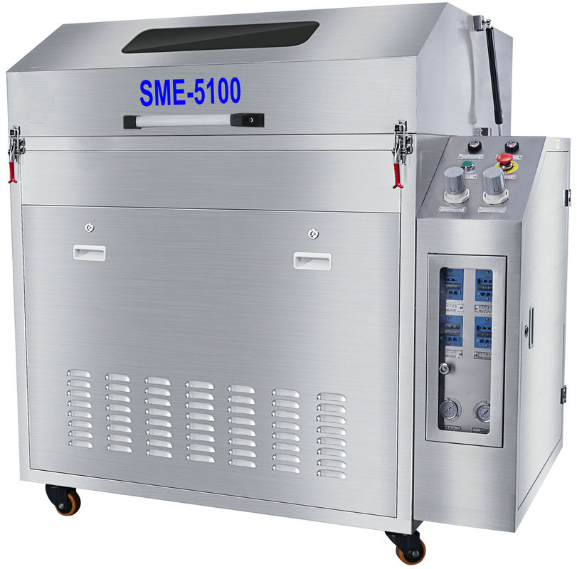 SME 5100 Solvent Çamaşır Makinesi 50L Solvent Tankı CE UL Pnömatik Tepsi Temizleme Makinesi